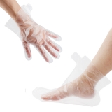 200 Counts Paraffin Wax Bath Liners for Hand & Foot (100pcs Booties & Gloves)
